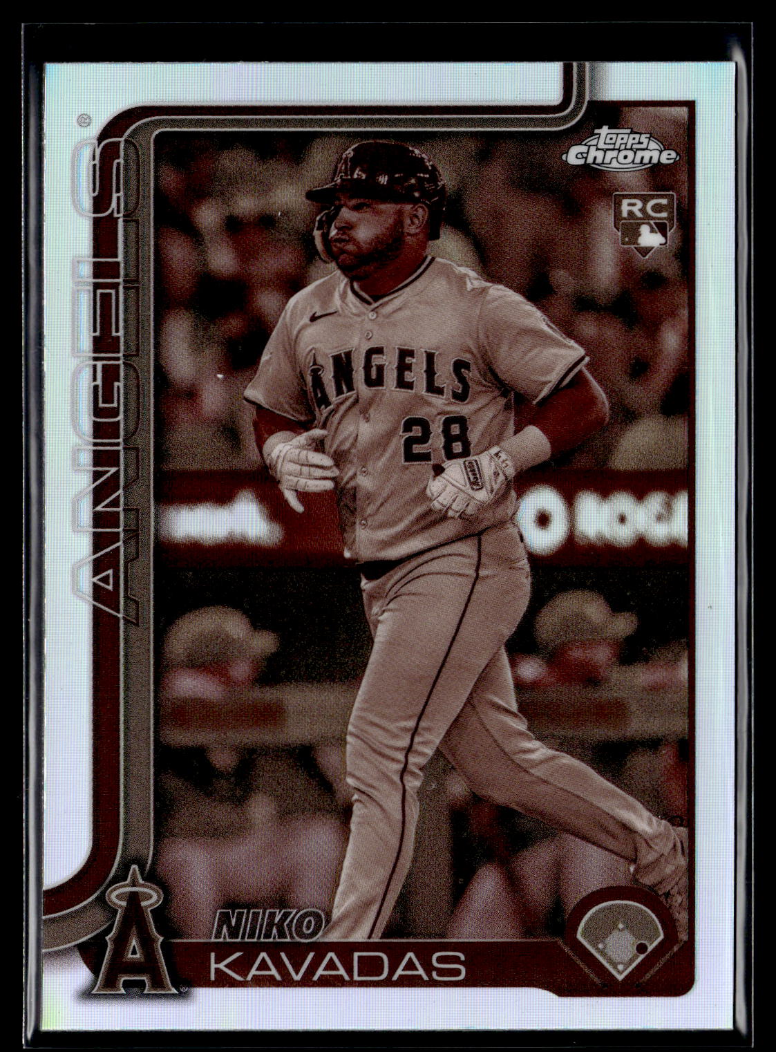 2025 Topps Chrome #20 Niko Kavadas Sepia Refractors Rookie