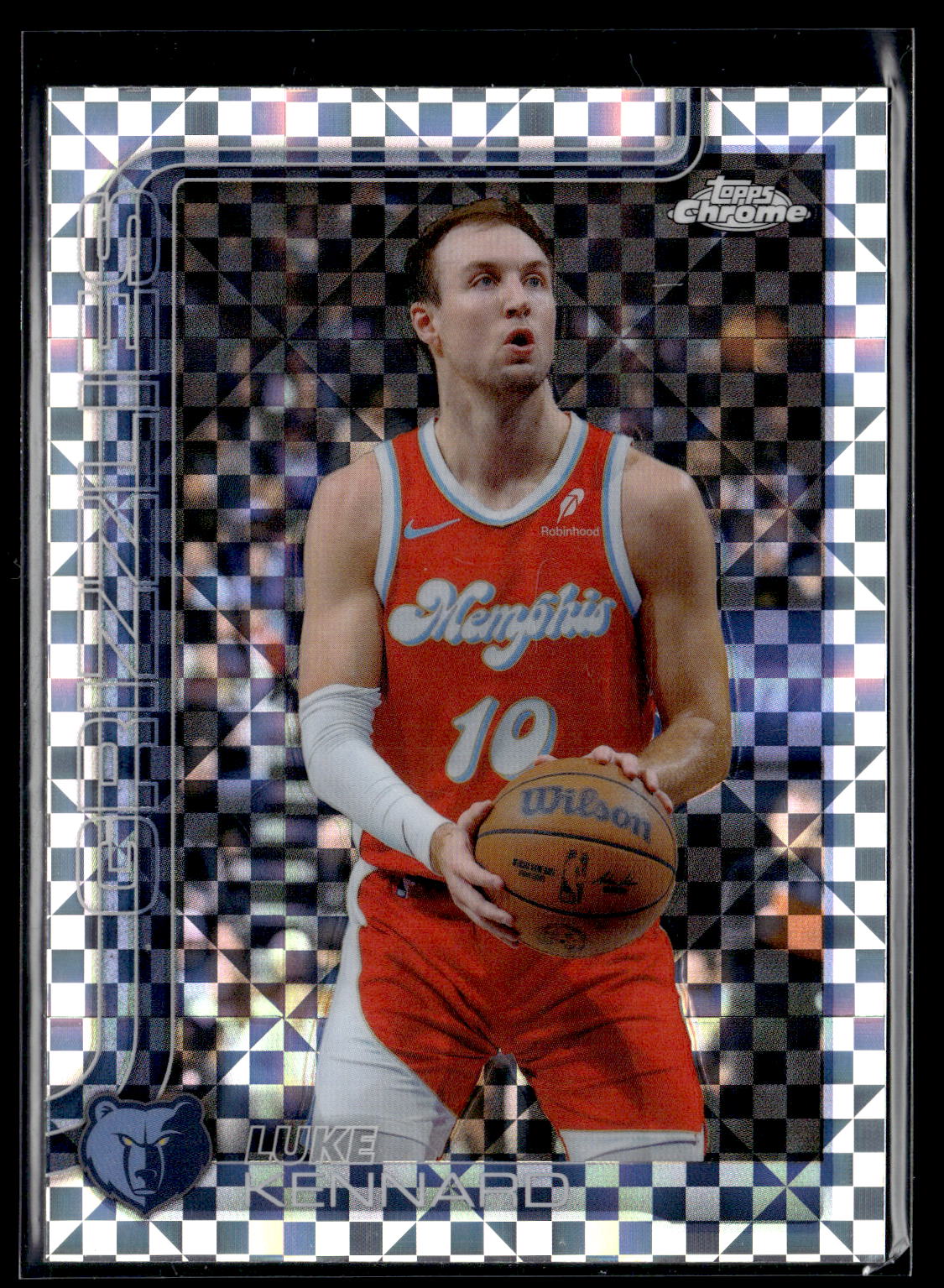 2025-26 Topps Chrome #117 Luke Kennard X-Fractor