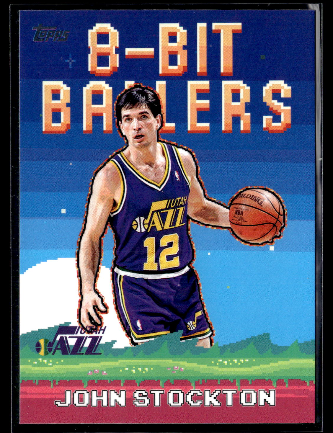 2025-26 Topps #8B-24 John Stockton 8-Bit Ballers