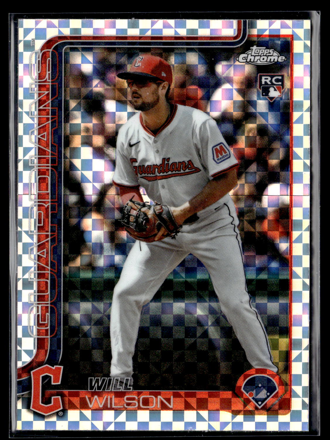 2025 Topps Chrome Update #USC187 Will Wilson X-Fractors Rookie