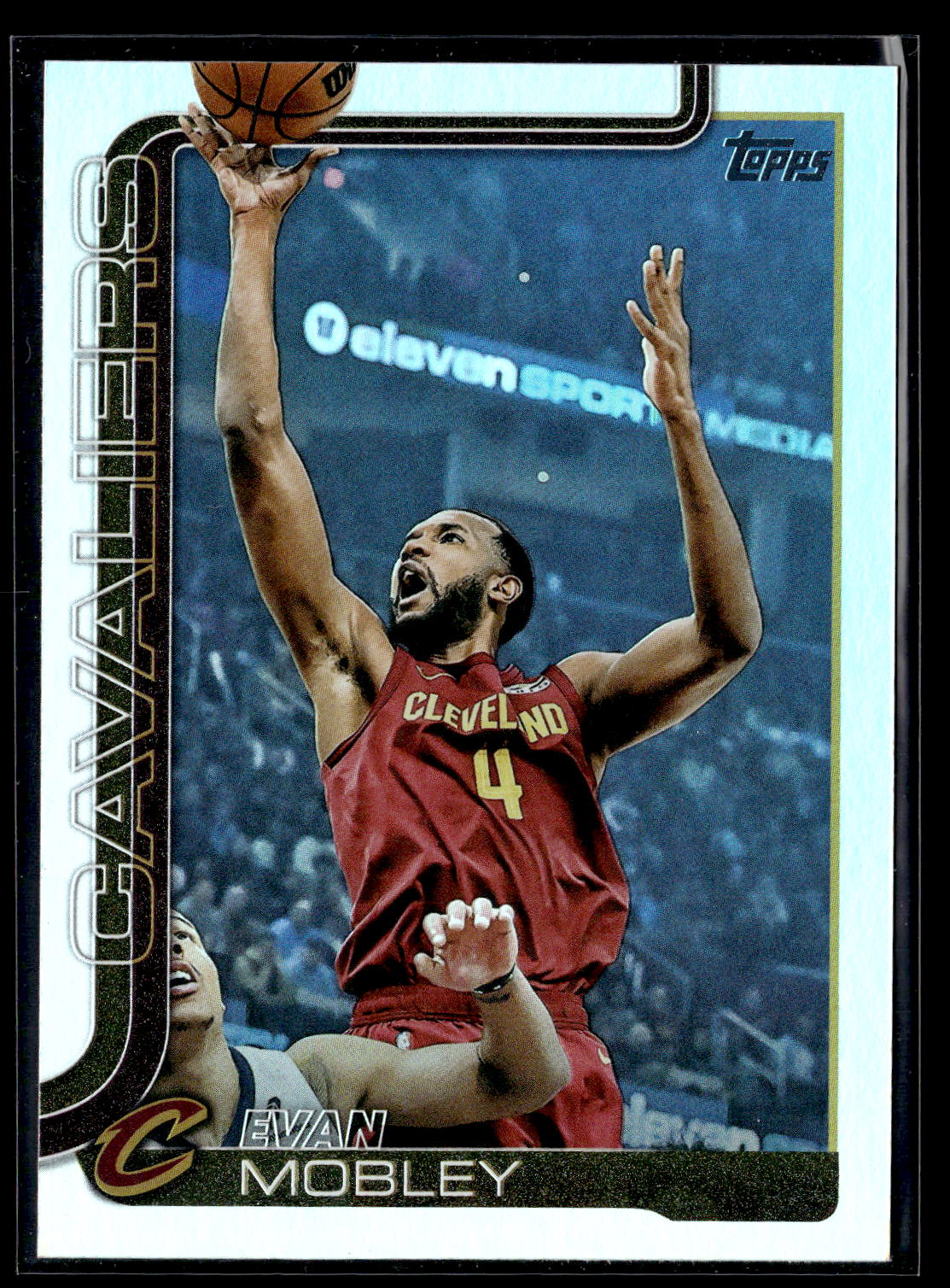 2025-26 Topps #82 Evan Mobley Foil Pattern