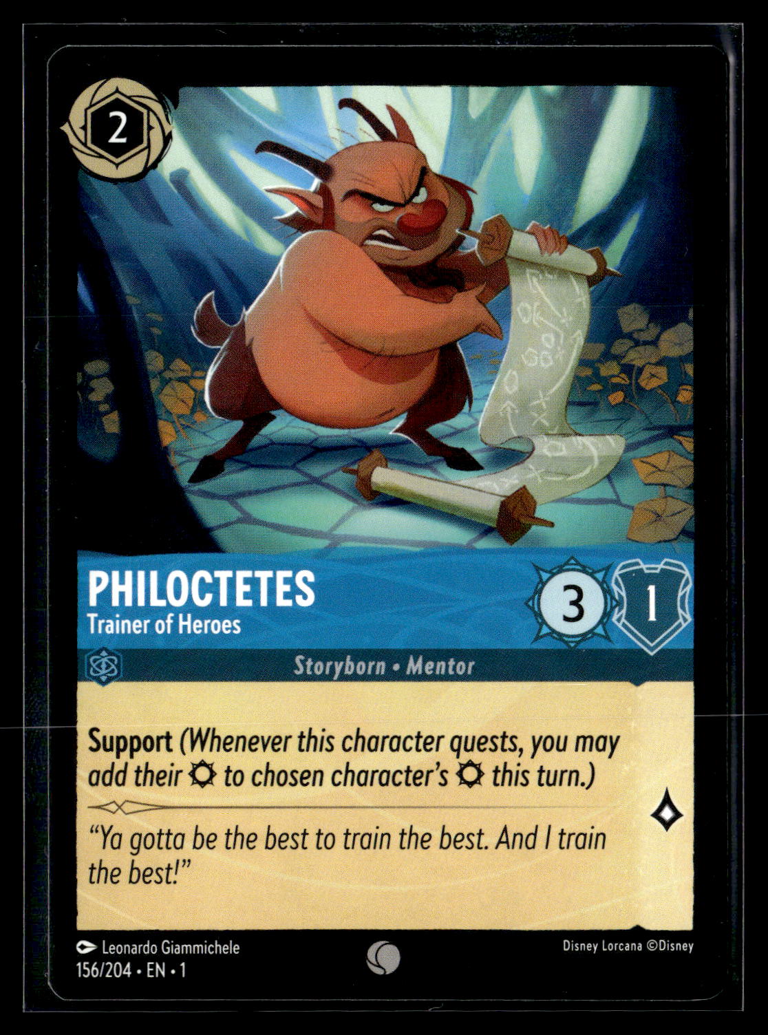 The First Chapter #156/204 Philoctetes