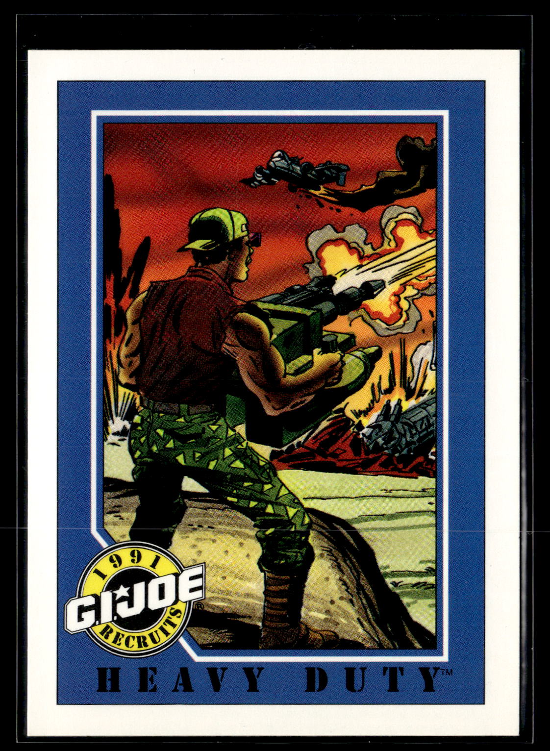 1991 Impel G.I. Joe #125 Heavy Duty