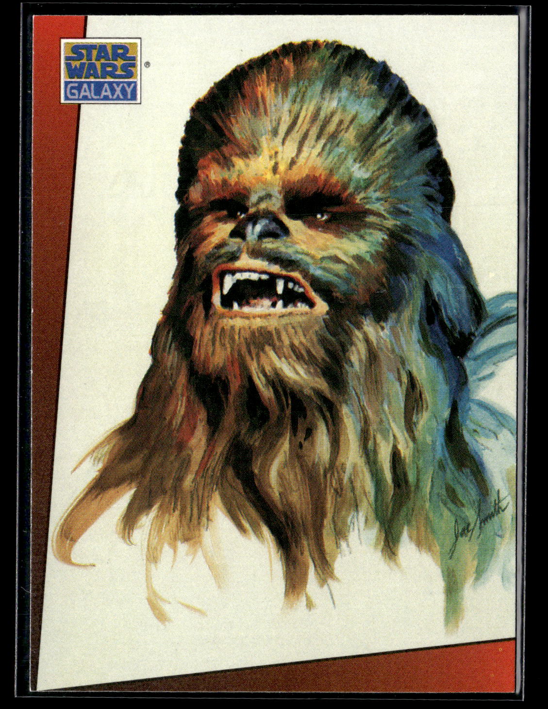 1993 Topps Star Wars Galaxy #8 Chewbacca