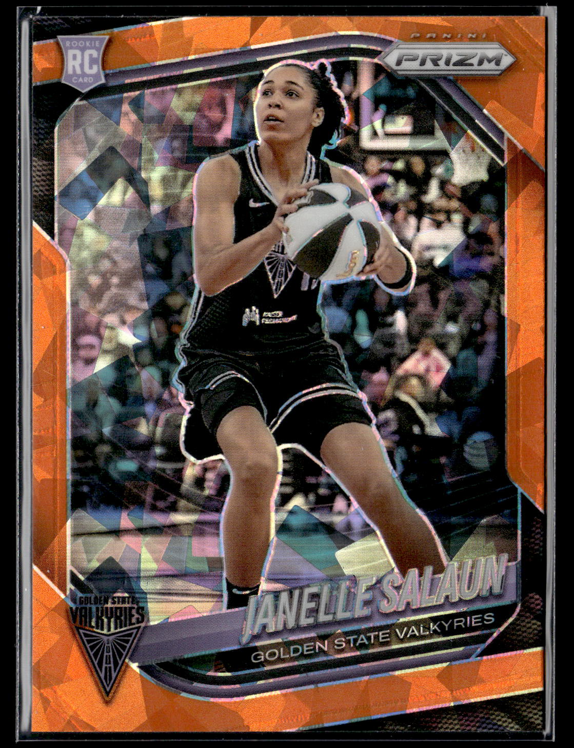 2025 Panini Prizm WNBA #20 Janelle Salaun Orange Ice Prizms