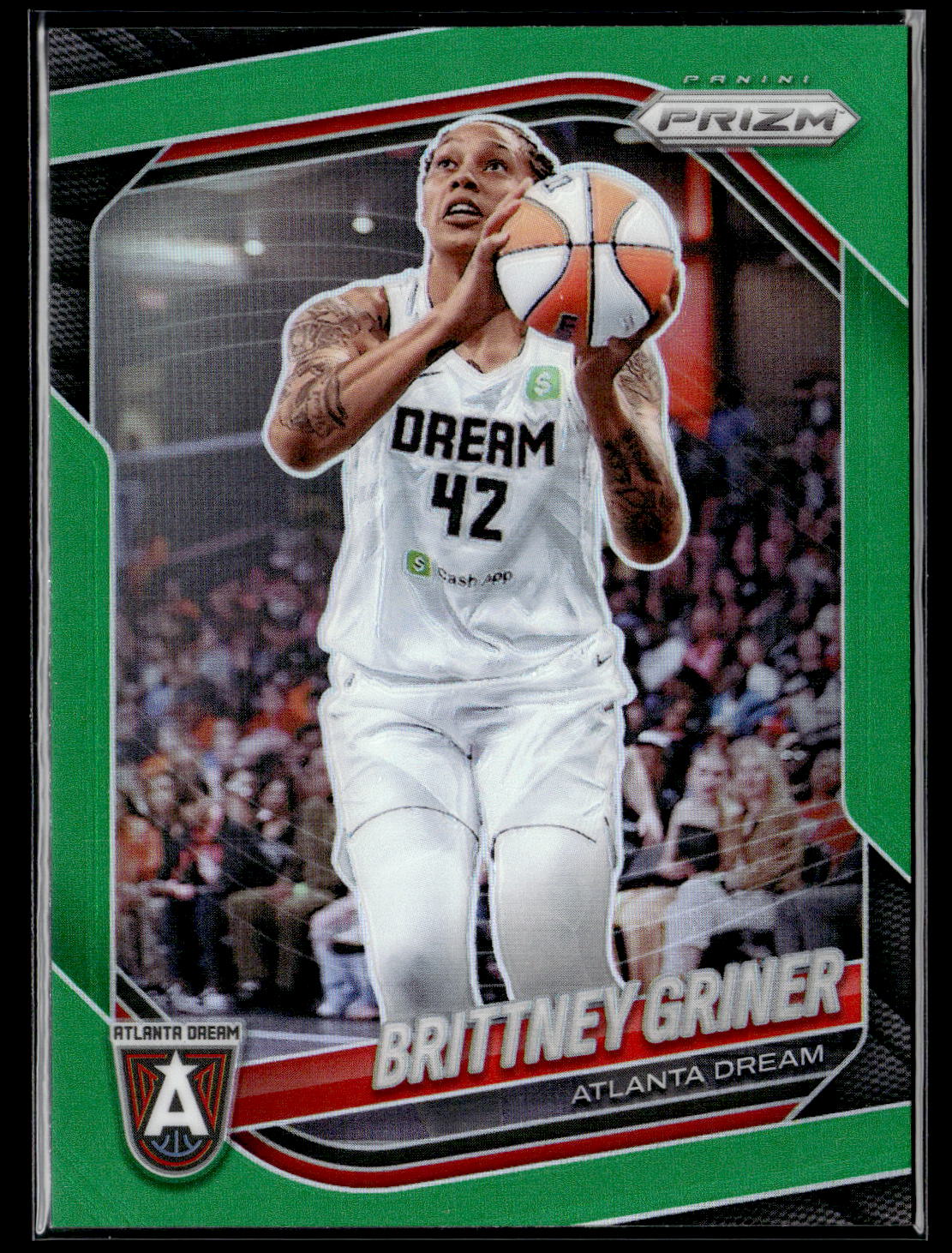 2025 Panini Prizm WNBA #46 Brittney Griner Green Prizms