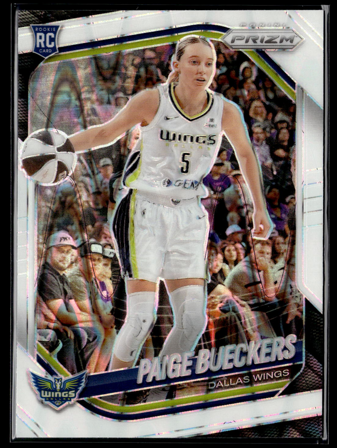 2025 Panini Prizm WNBA #5 Paige Bueckers White Seismic Prizms