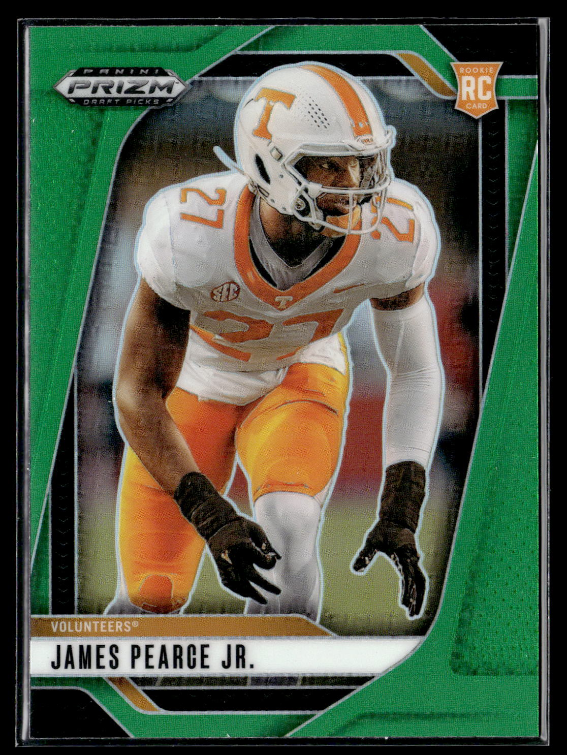 2025 Panini Prizm Draft Picks #121 James Pearce Jr. Prizms Green