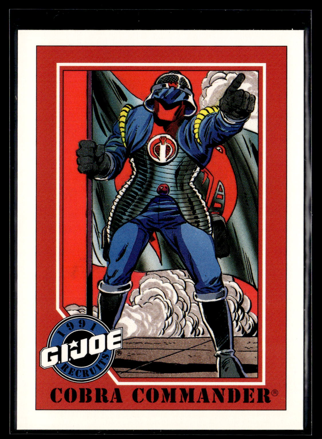 1991 Impel G.I. Joe #133 Cobra Commander