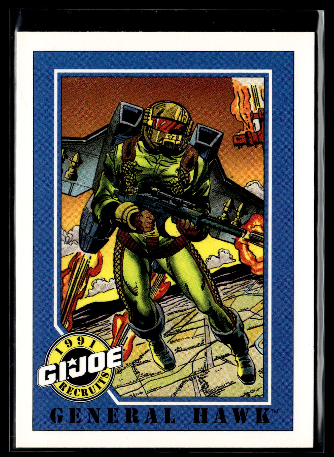 1991 Impel G.I. Joe #123 General Hawk
