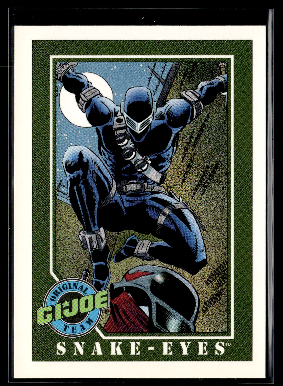1991 Impel G.I. Joe #41 Snake-Eyes