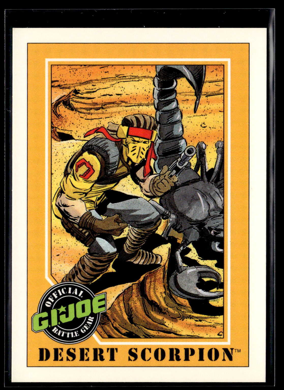 1991 Impel G.I. Joe #75 Desert Scorpion