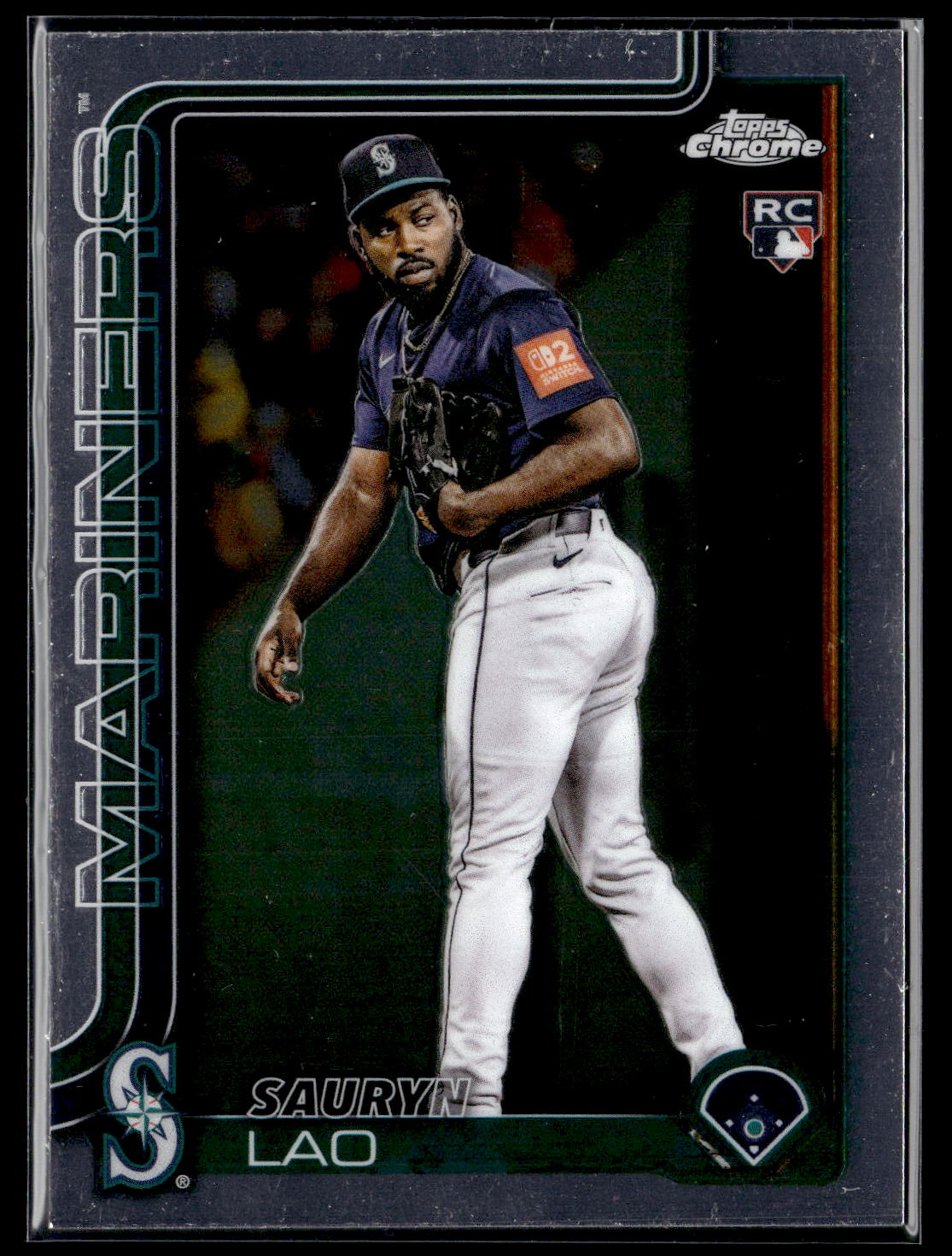 2025 Topps Chrome Update #USC198 Sauryn Lao Rookie