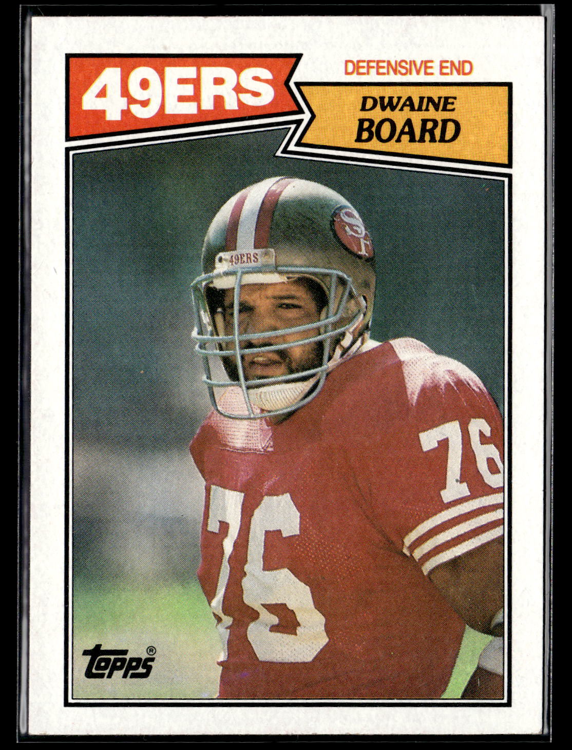 1987 Topps #120c Dwaine Board