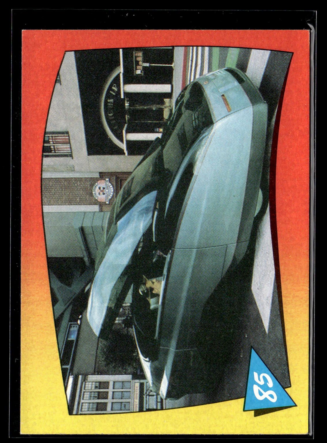1989 Topps Back to the Future Part II #85 Twin turbo-charged prototype