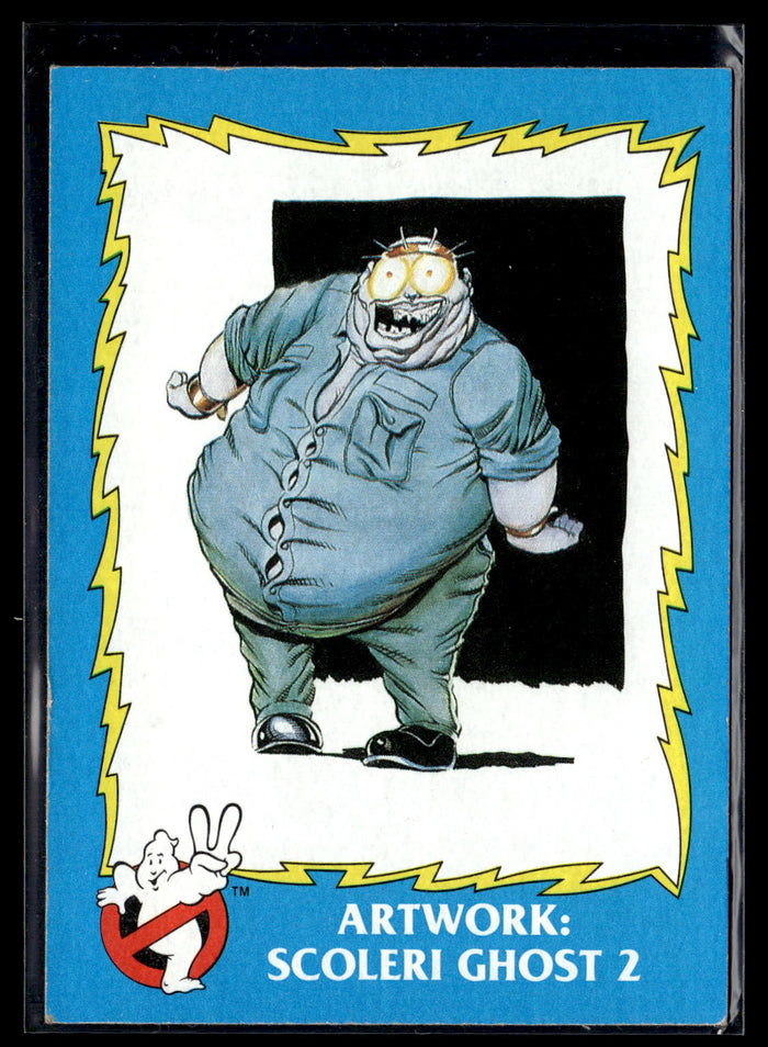 1989 Topps Ghostbusters II #87 Artwork: Scoleri Ghost