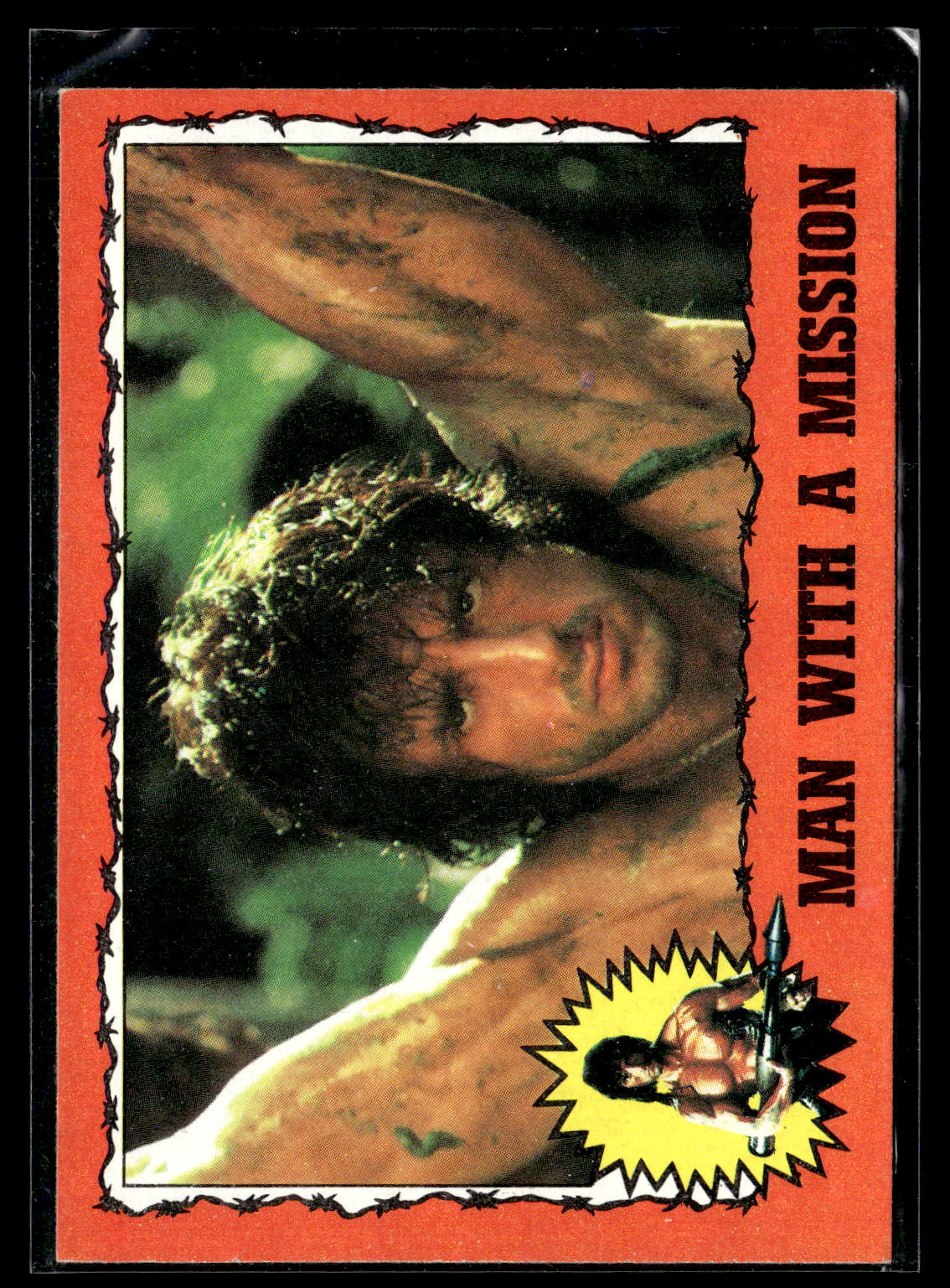 1985 Topps Rambo First Blood Part II #24 Man with a Mission