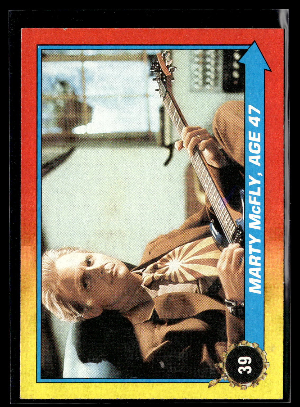 1989 Topps Back to the Future Part II #39 Marty McFly, Age 47