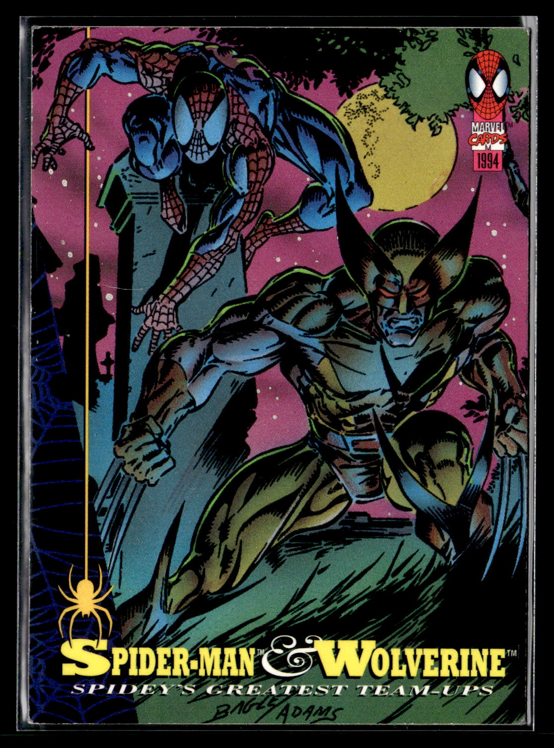 1994 Fleer The Amazing Spider-Man #82 Spider-Man & Wolverine