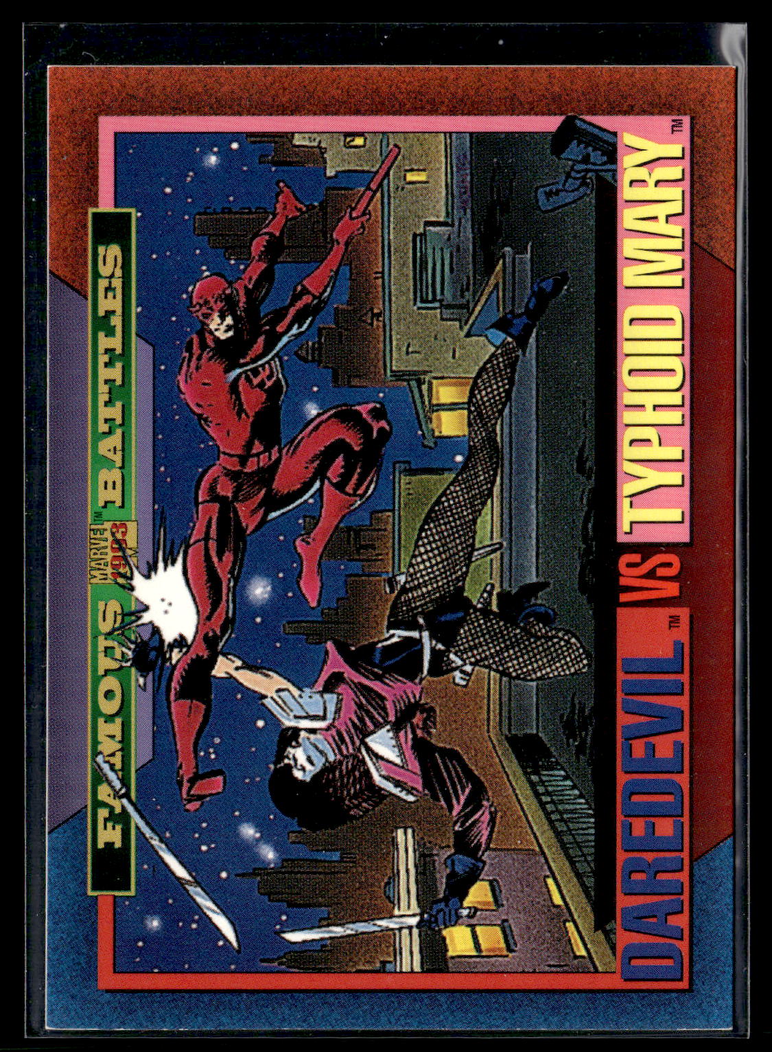 1993 SkyBox Marvel Universe #168 Daredevil / Typhoid Mary