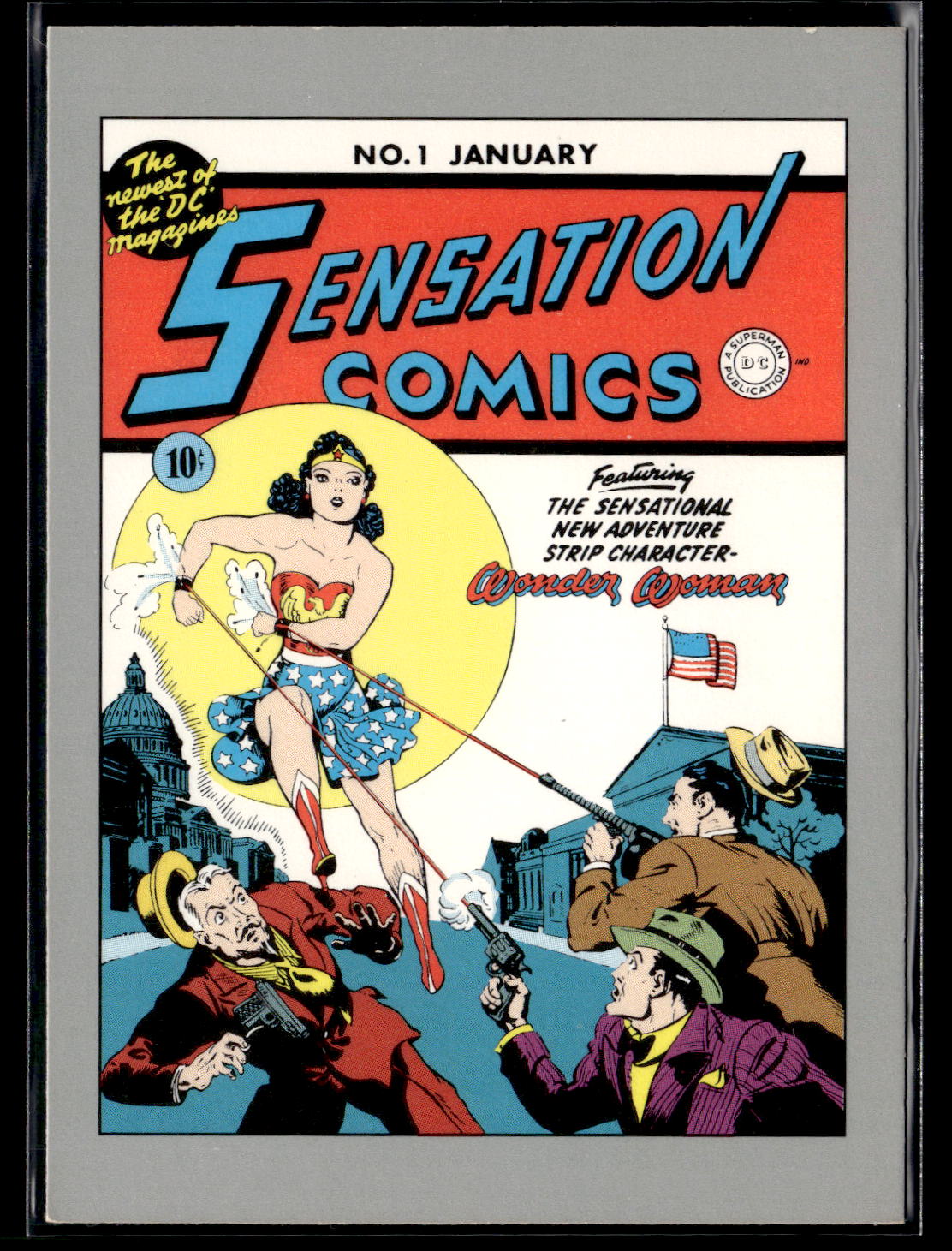 1992 Impel DC Cosmic #174 Sensation Comics #1