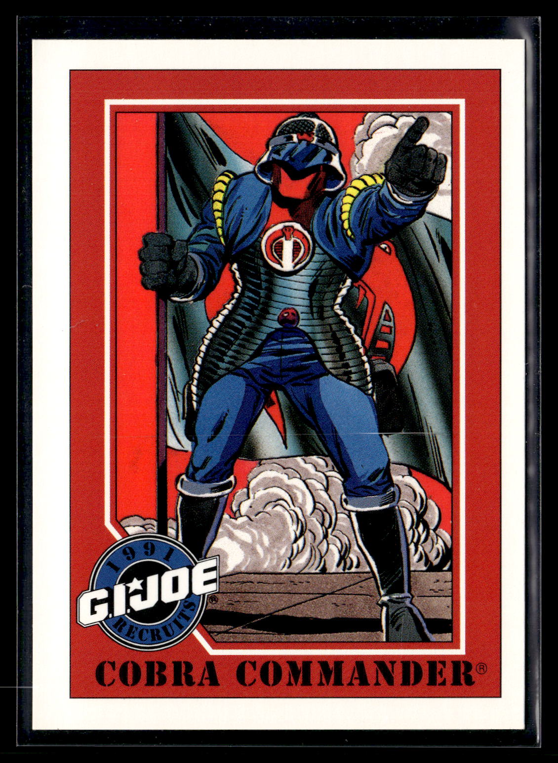 1991 Impel G.I. Joe #133 Cobra Commander