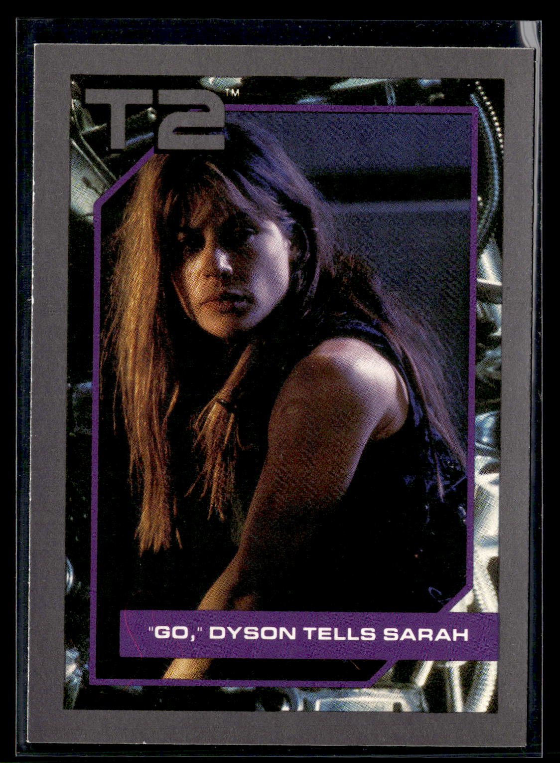 1991 Impel Terminator 2: Judgment Day #85 Go, Dyson Tells Sarah