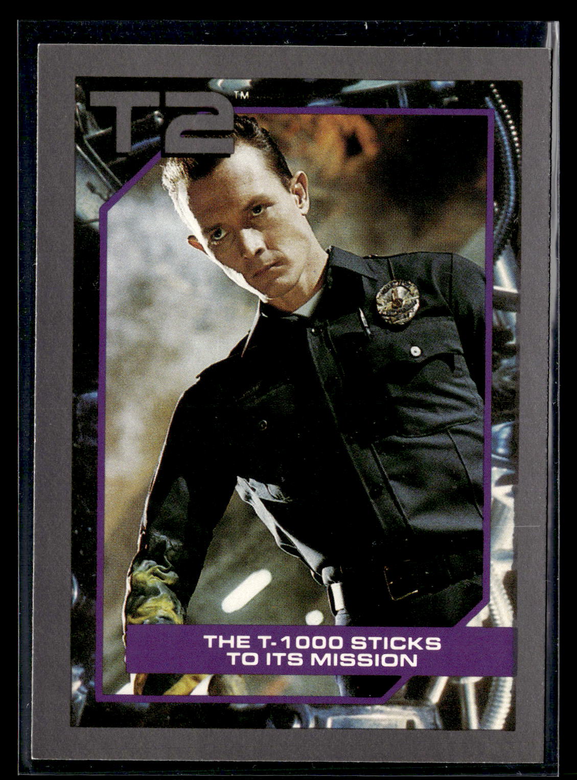 1991 Impel Terminator 2: Judgment Day #105 The T-1000 Sticks To Its Mission