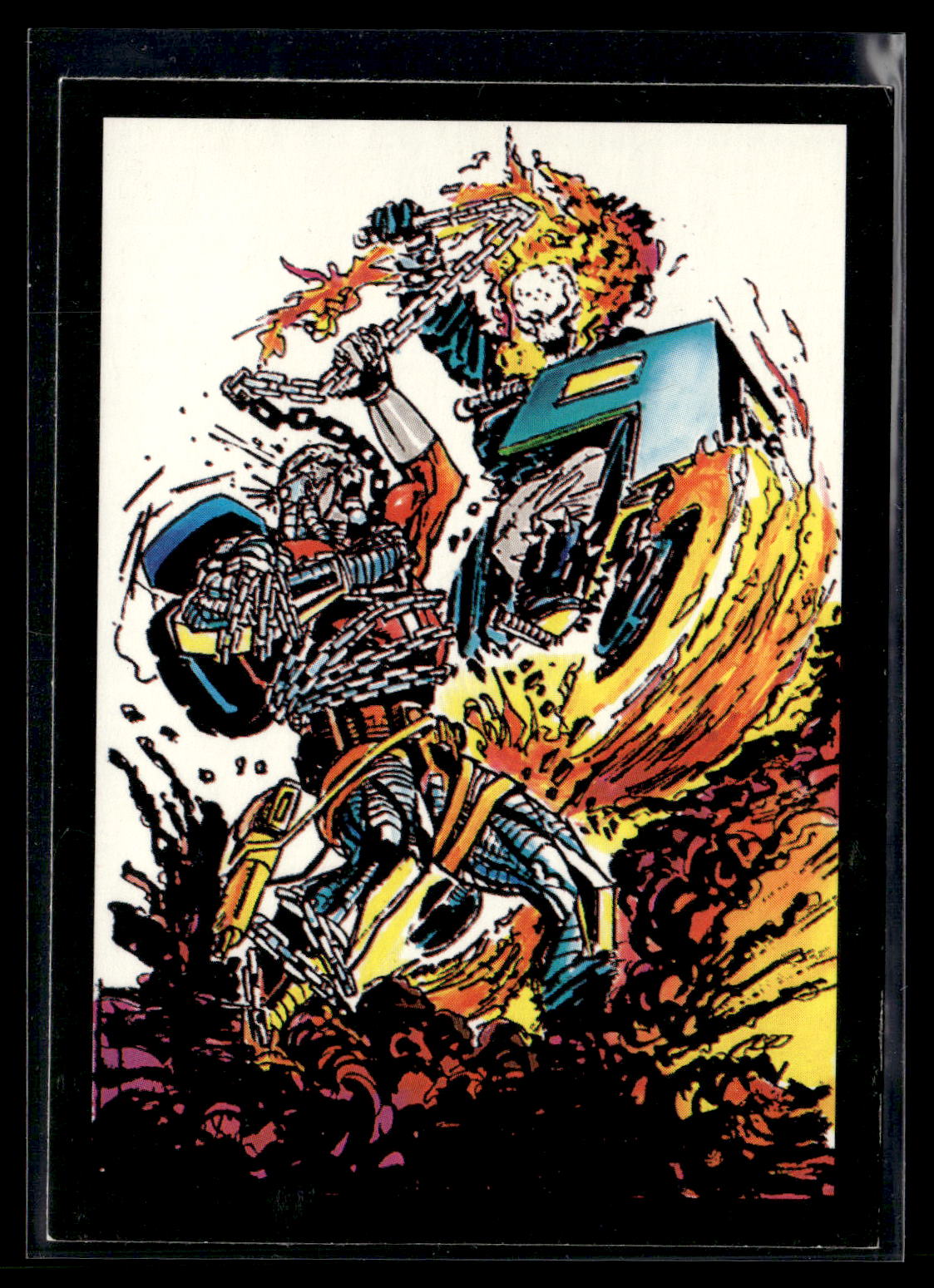 1992 Comic Images Ghost Rider II #50 Deathlock