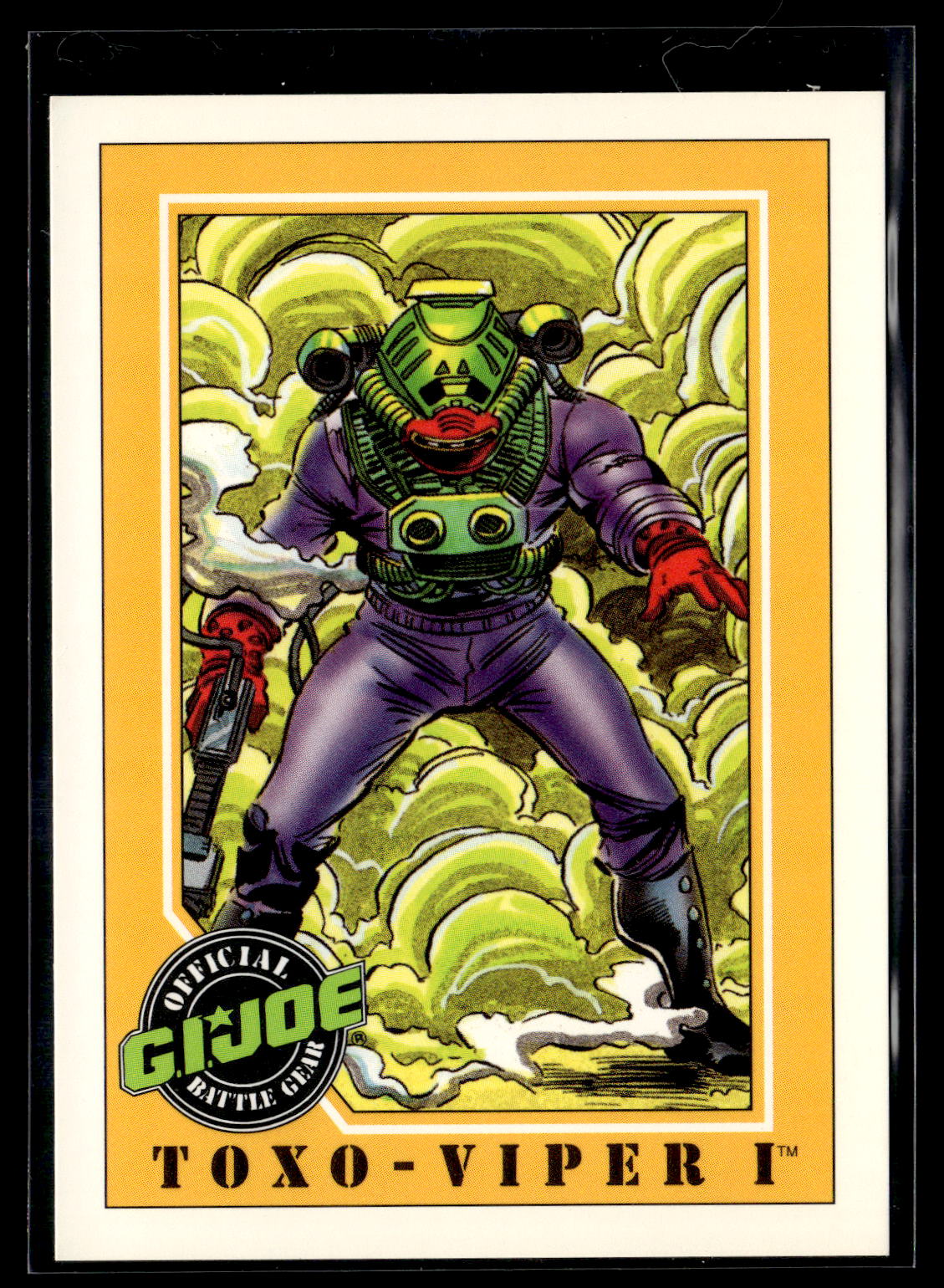 1991 Impel G.I. Joe #77 Toxo-Viper I
