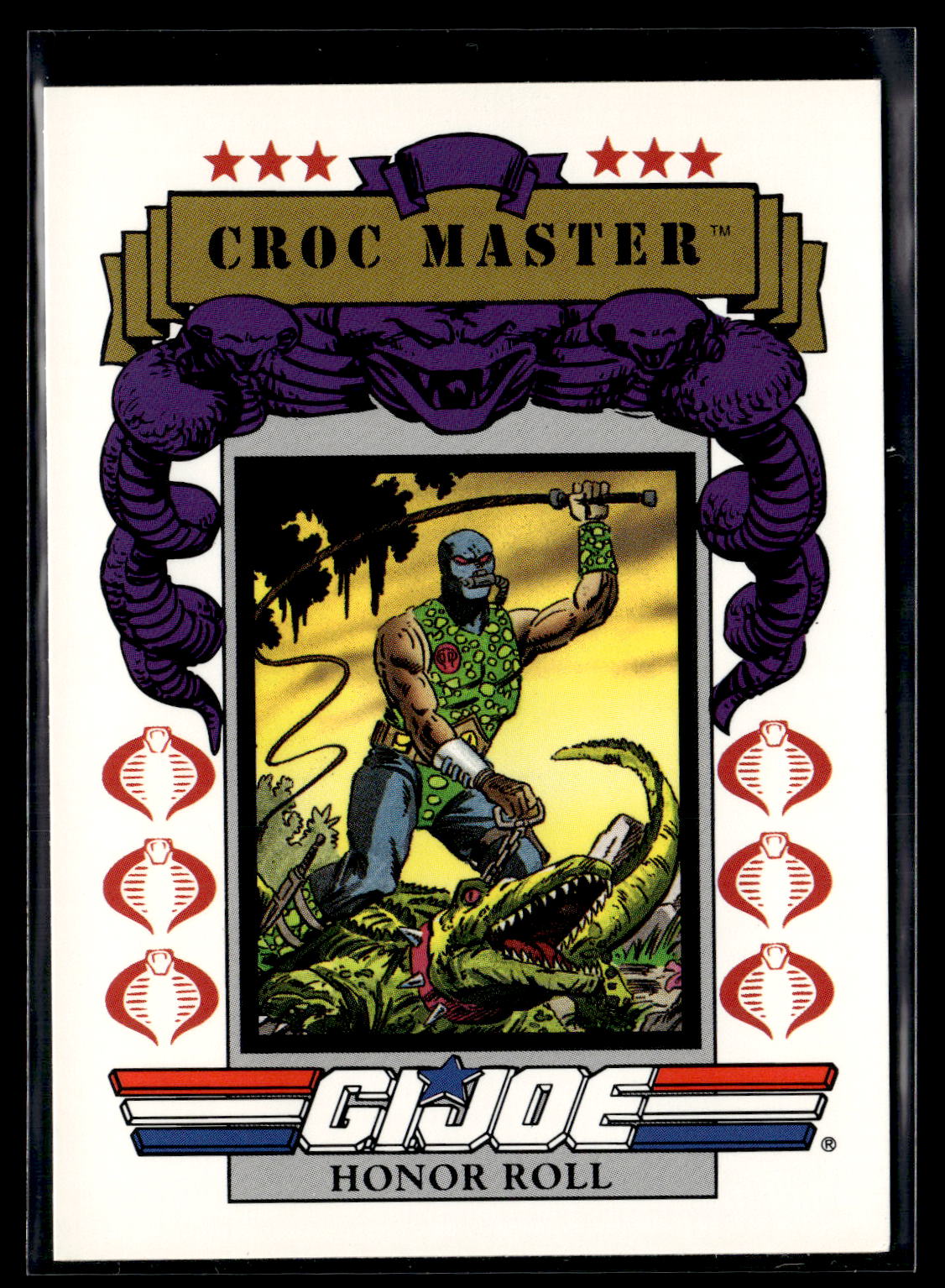 1991 Impel G.I. Joe #196 Croc Master