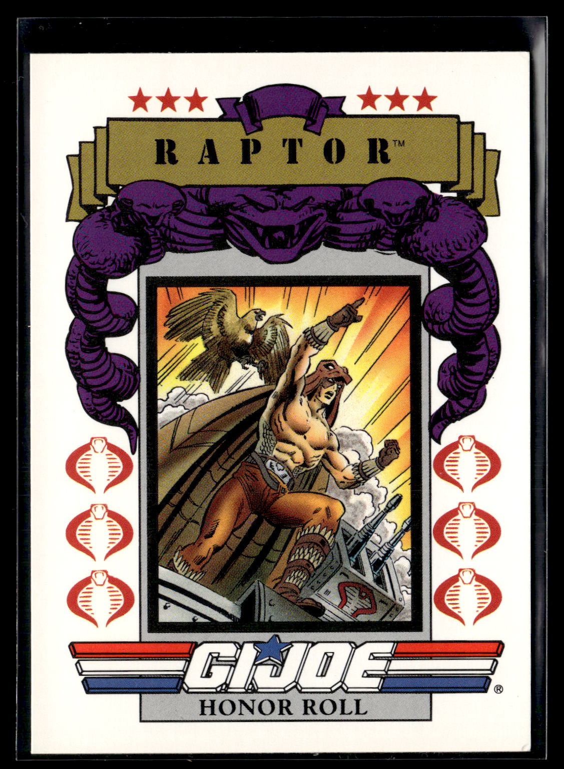 1991 Impel G.I. Joe #177 Raptor