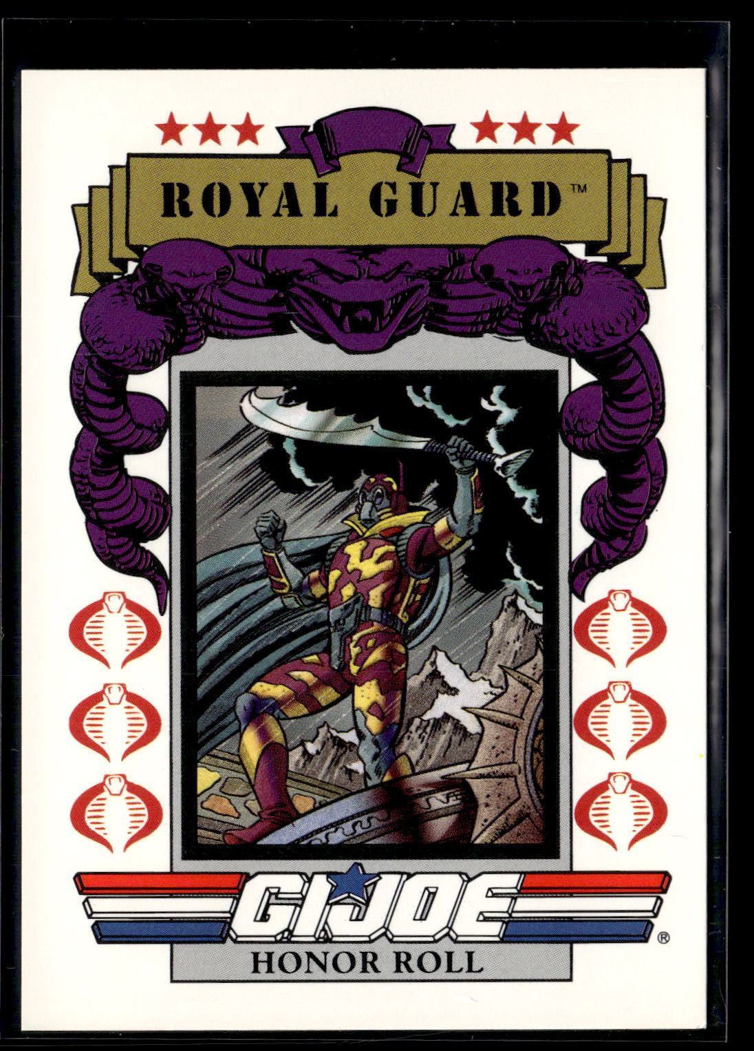1991 Impel G.I. Joe #180 Royal Guard