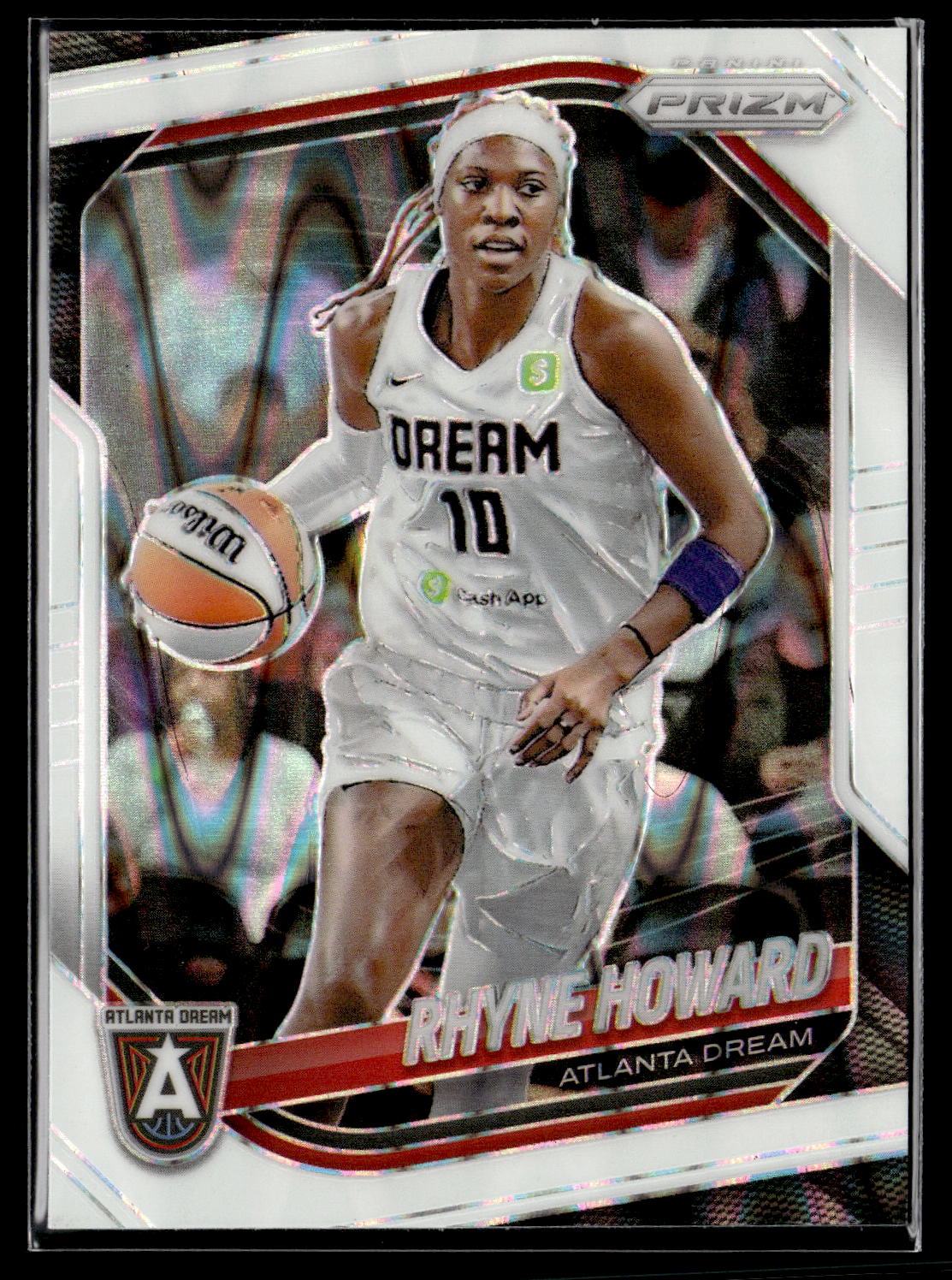 2025 Panini Prizm WNBA #11 Rhyne Howard White Seismic Prizms