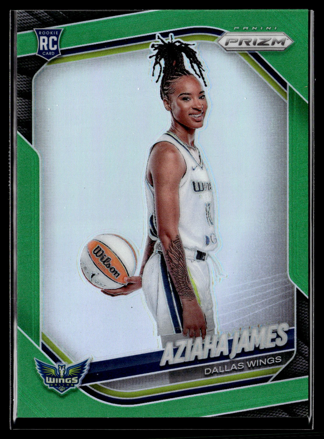2025 Panini Prizm WNBA #141 Aziaha James Green Prizms
