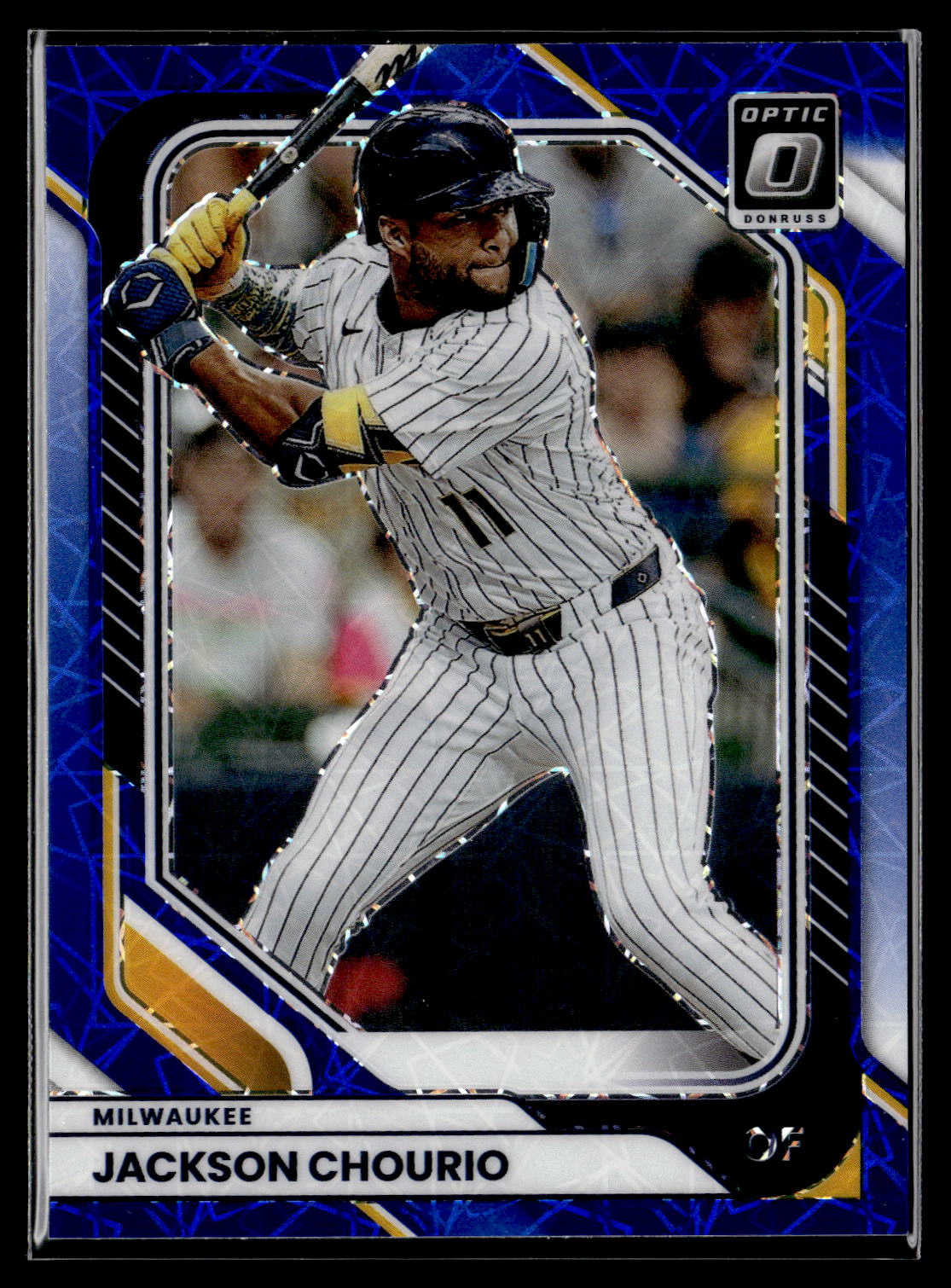 2026 Donruss #83 Jackson Chourio Optic Blue Velocity