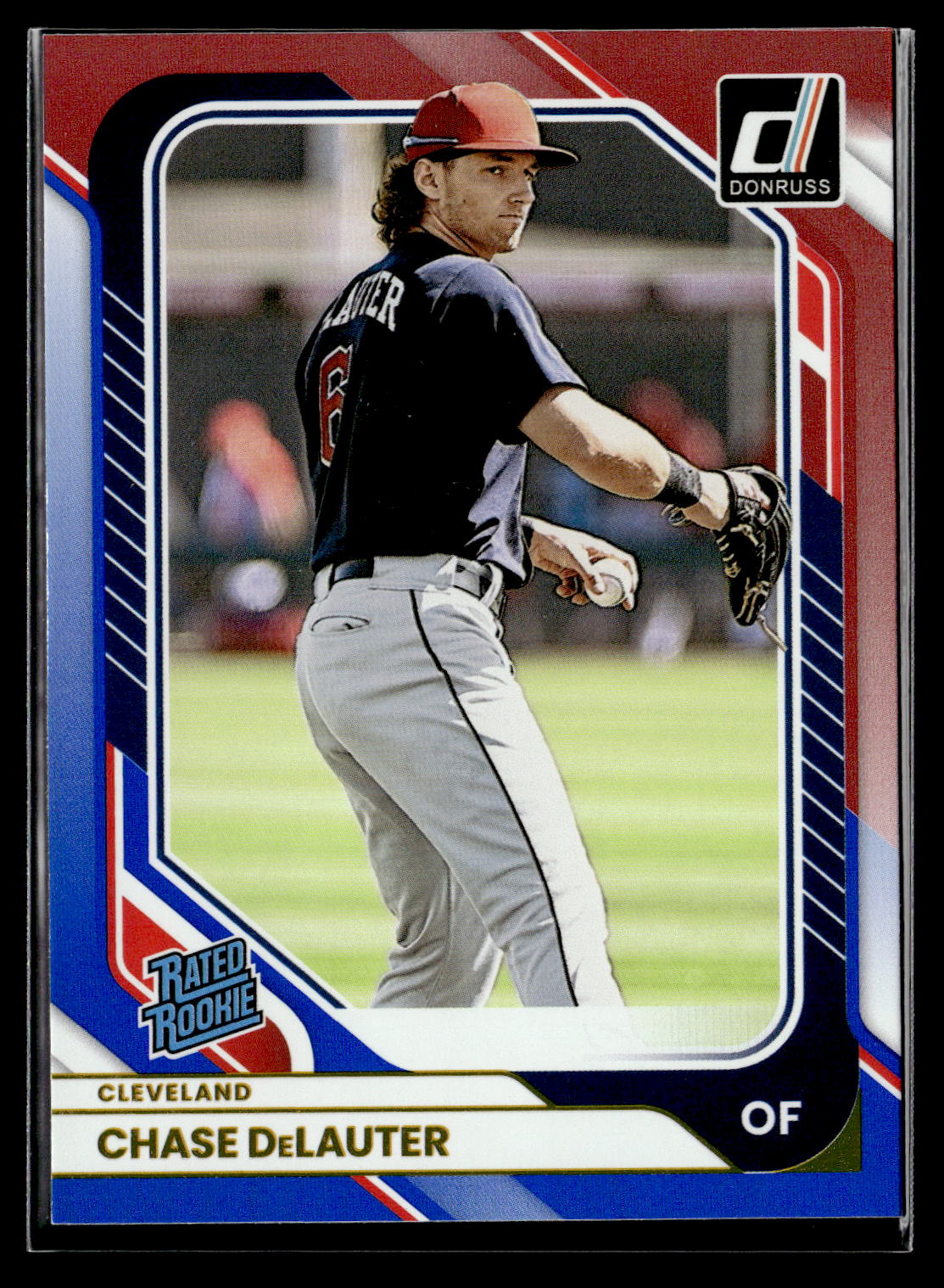 2026 Donruss #3 Chase DeLauter Red and Blue Rookie
