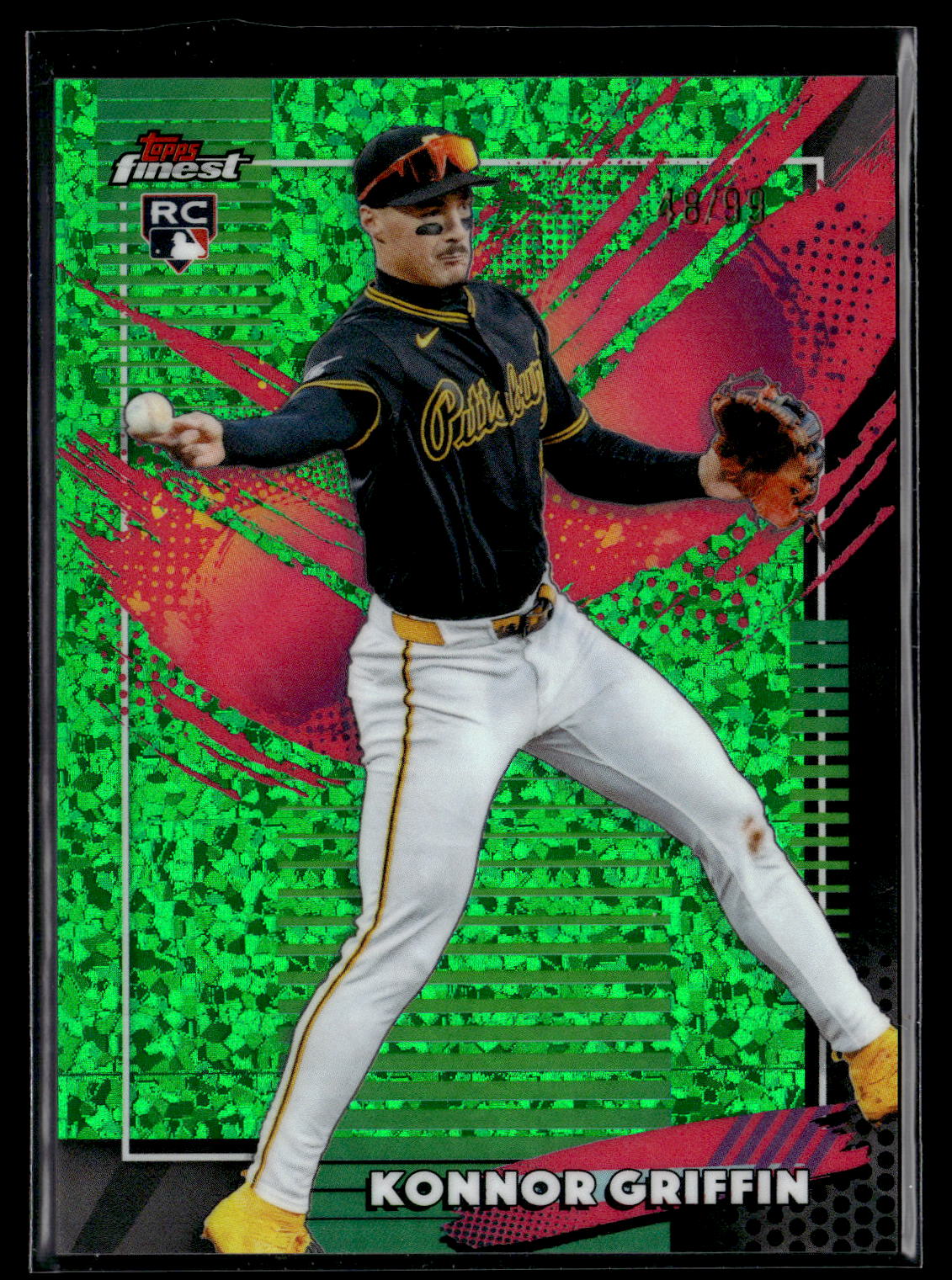 2026 Finest #268 Konnor Griffin Green Mini-Diamond Refractors Rookie