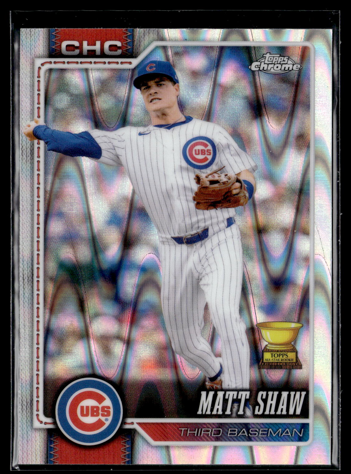 2026 Topps Chrome #271 Matt Shaw Raywave Refractors