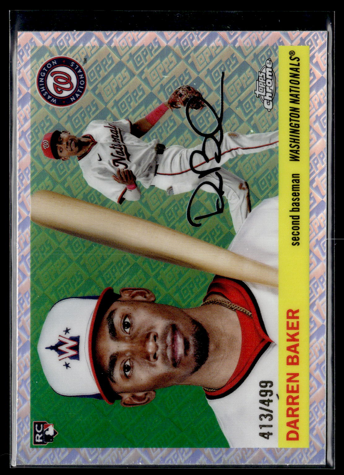 2025 Topps Chrome Platinum #207 Darren Baker Topps Refractors Rookie
