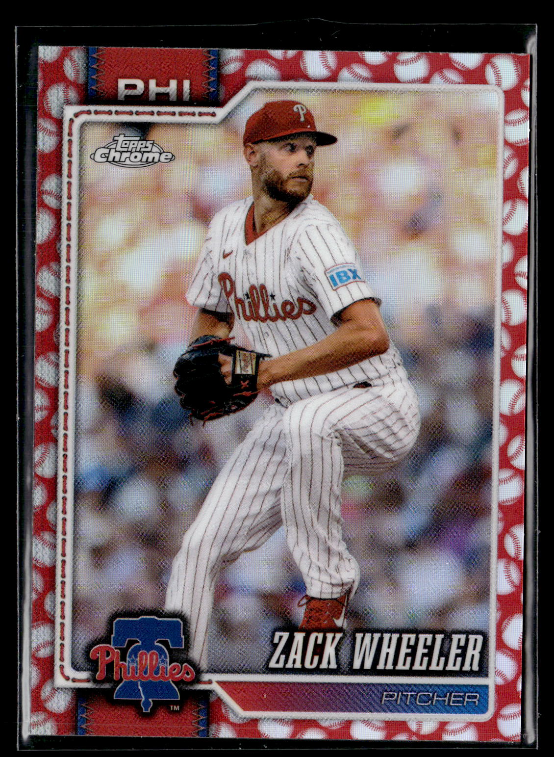 2026 Topps Chrome #290 Zack Wheeler Baseball Seams Refractors