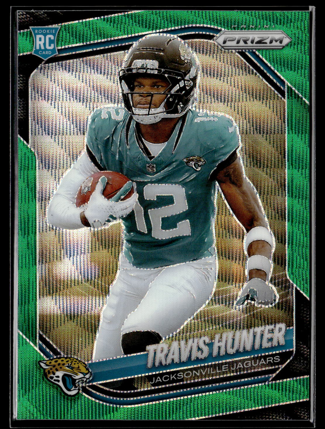 2025 Panini Prizm #301 Travis Hunter Green Wave