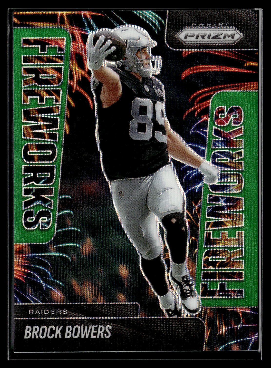2025 Panini Prizm #11 Brock Bowers Fireworks