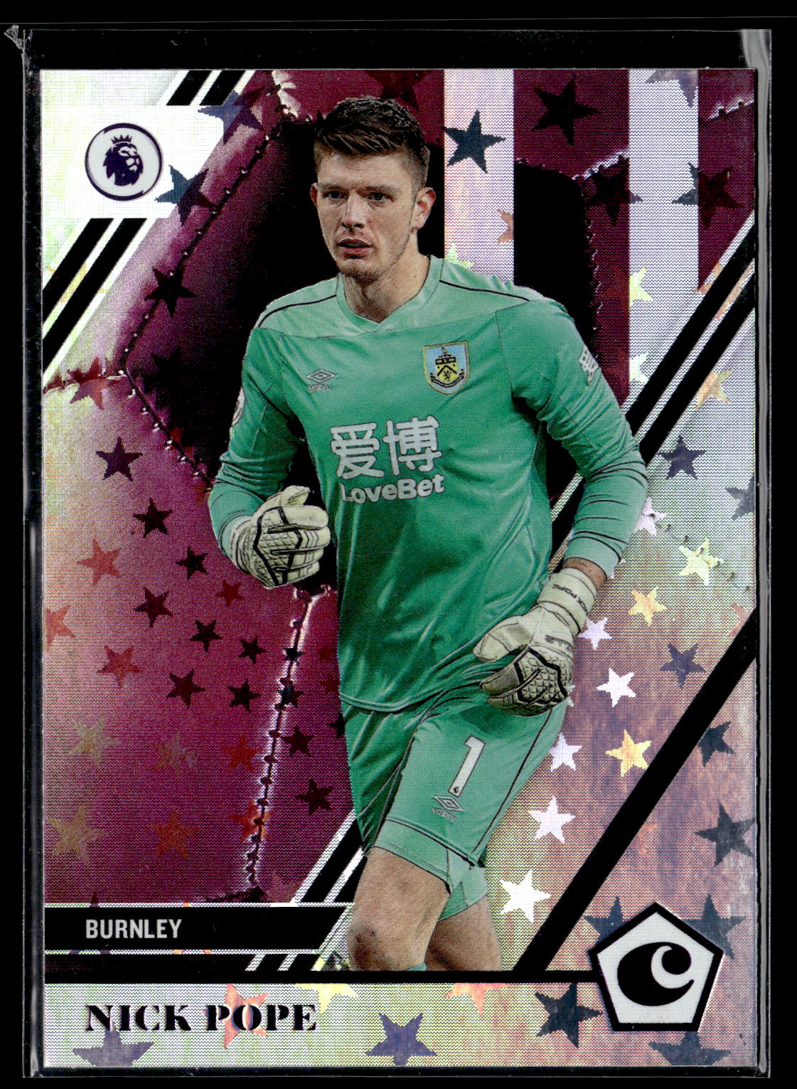 2020-21 Panini Chronicles - Chronicles Premier League #19 Nick Pope Purple Astro
