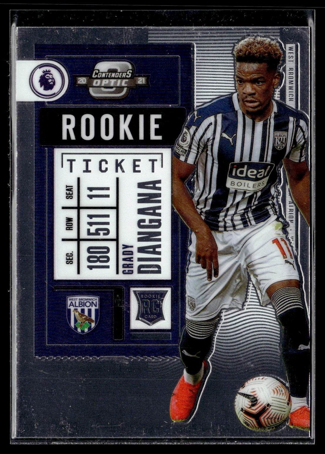 2020-21 Panini Chronicles - Contenders Optic Rookie Ticket #10 Grady Diangana