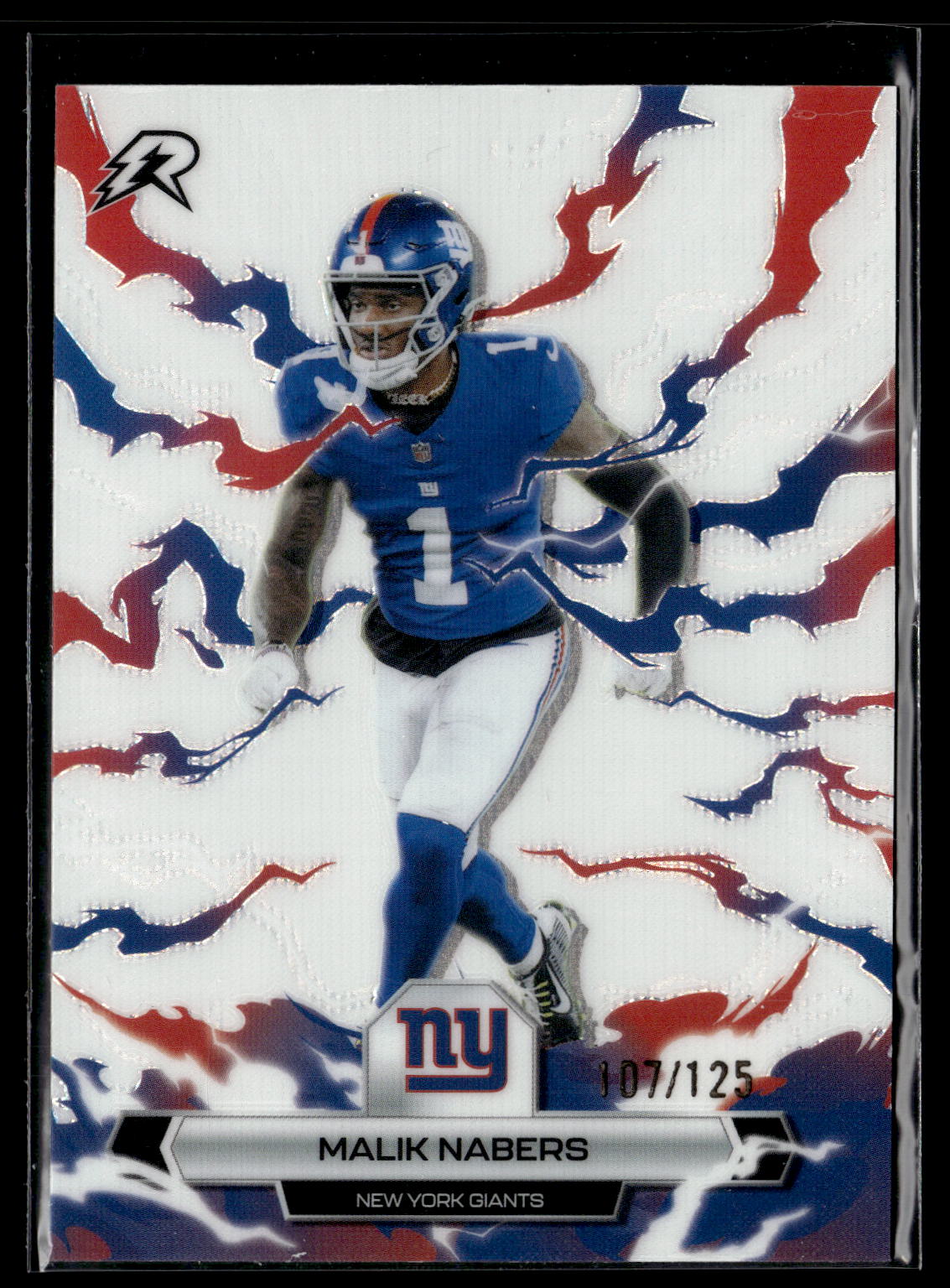 2025 Topps Resurgence #73 Malik Nabers White Surge Refractor /125