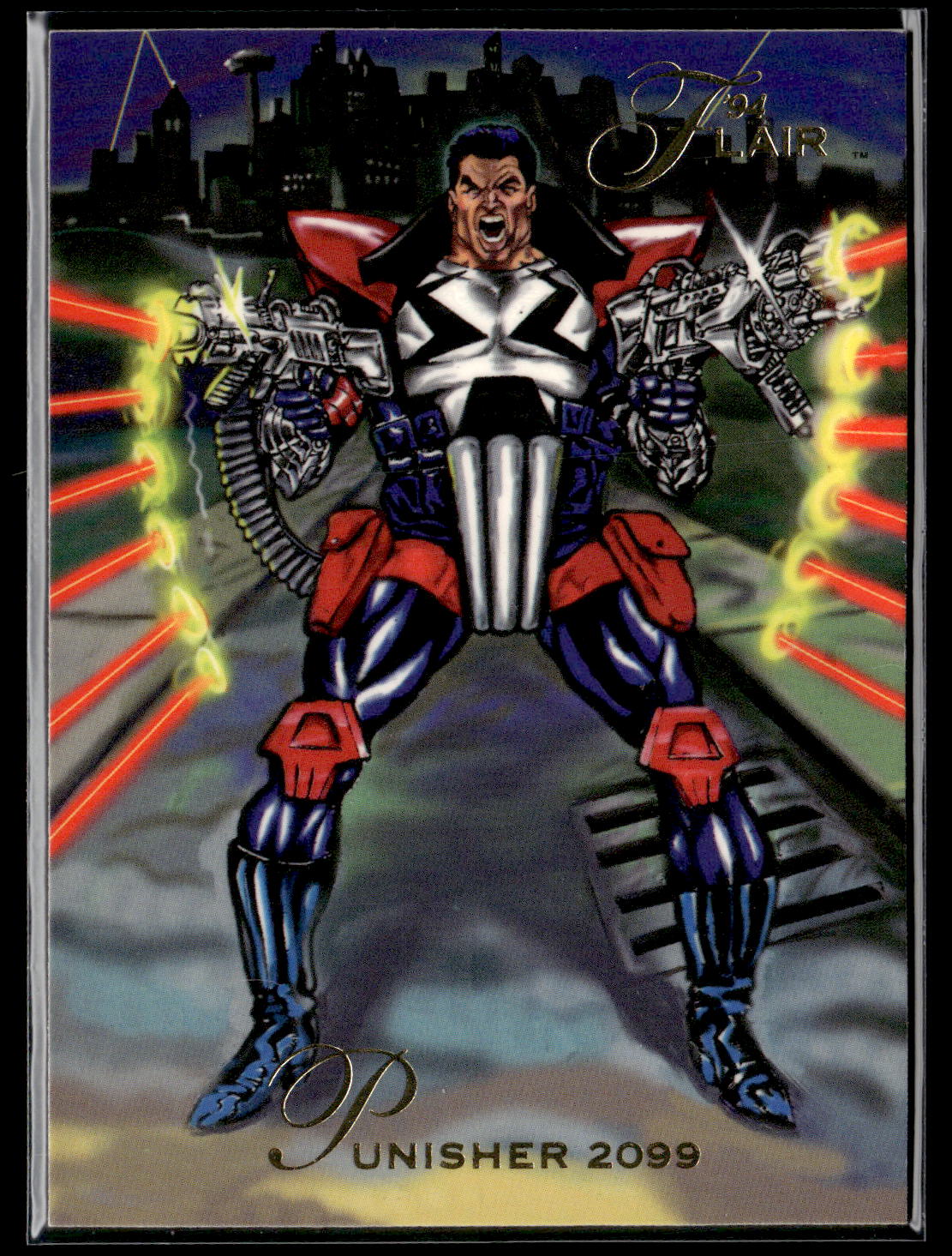 1994 Flair Marvel Annual #101 Punisher 2099
