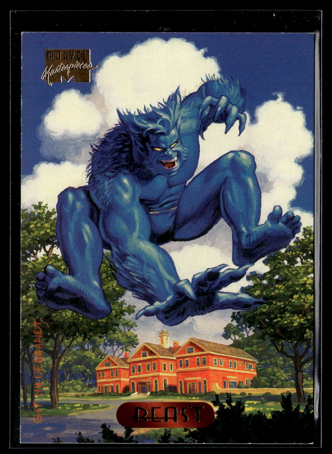 1994 Fleer Marvel Masterpieces Hildebrandt Brothers #3 Beast