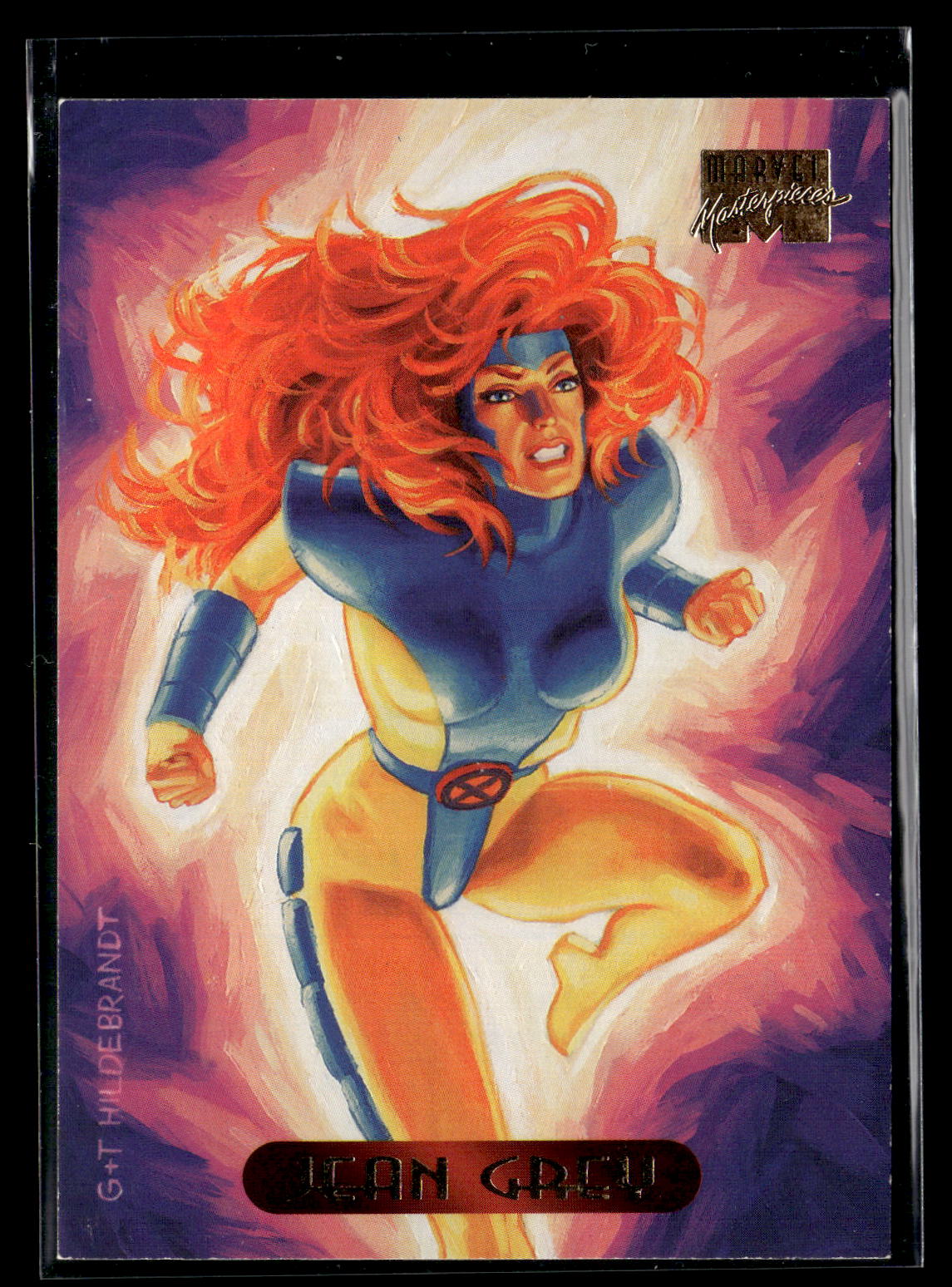 1994 Fleer Marvel Masterpieces Hildebrandt Brothers #45 Jean Grey