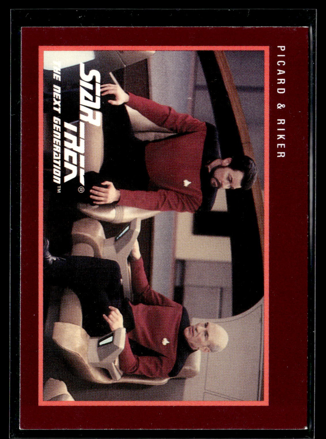 1991 Impel Star Trek 25th Anniversary #268 Picard & Riker